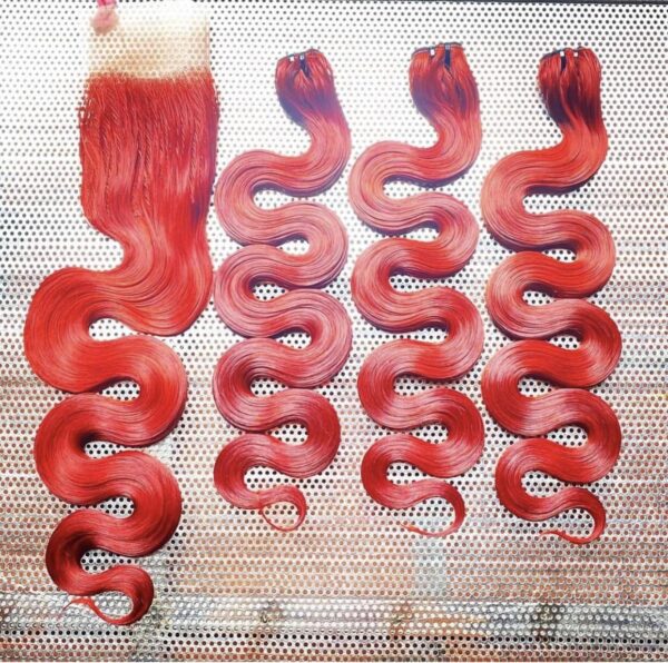 ASARA HAIR, Body Wave Style, Red color, Vietnamese Pure Human Hair