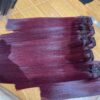 ASARA HAIR, Bone Straight Style, Violet Color, Vietnamese Human Hair