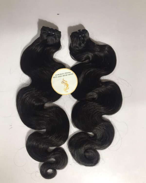 ASARA HAIR, Body Wave Style, Natural black color, Vietnamese Human Hair